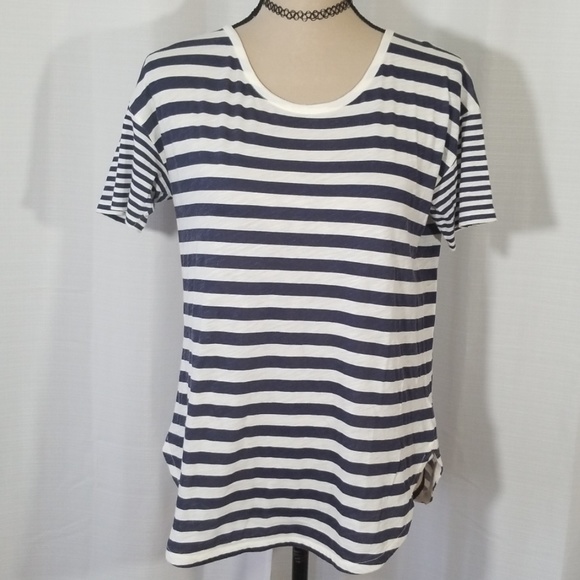 J. Crew Tops - J.Crew striped short sleeves tee shirt. Size S